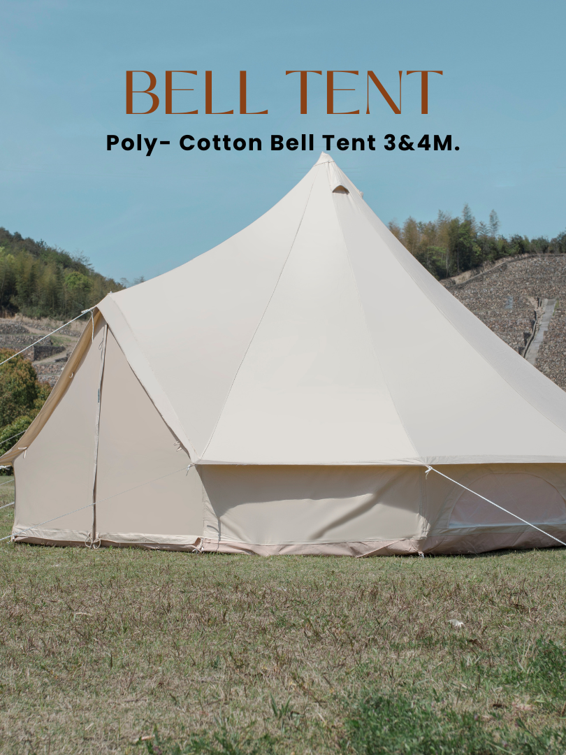 钟形帐篷 3 和 4 M。 