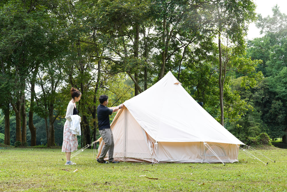 钟形帐篷 3 和 4 M。 