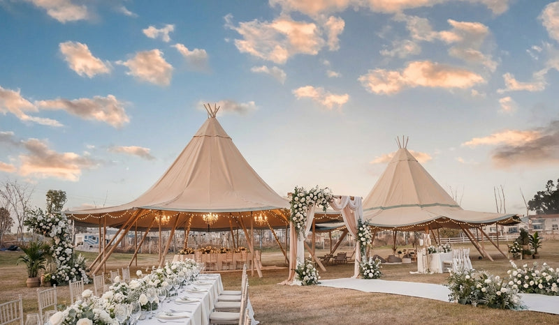 Different Event Structures Event Structures for Weddings & Corporate Events | Pioneer Outdoors