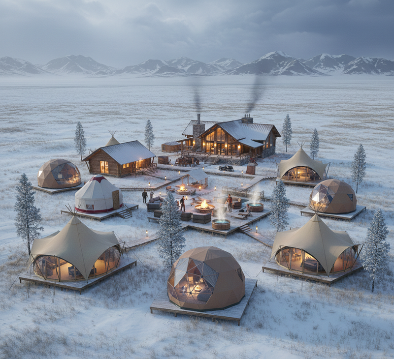 Windy / Snowy Grassland